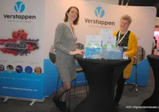 Ida Mooren and Mieke Verstappen with Verstappen Advanced Packaging. They have been using recycled plastic in their packaging for more than 10 years, both for purchasing and internally in their own waste streams. An example for many.